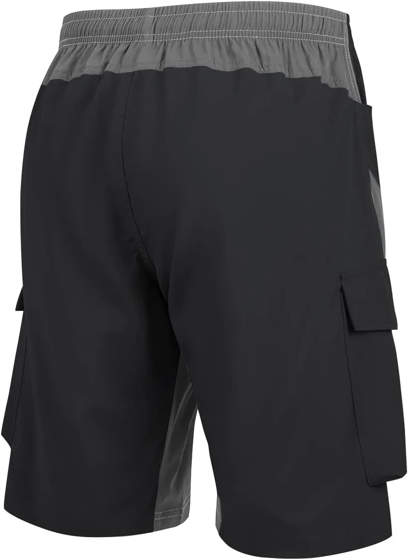 VAYAGER Men's Hiking Cargo Shorts Lightweight Multi Pocket Casual Outdoor Travel Shorts for Fishing Camping