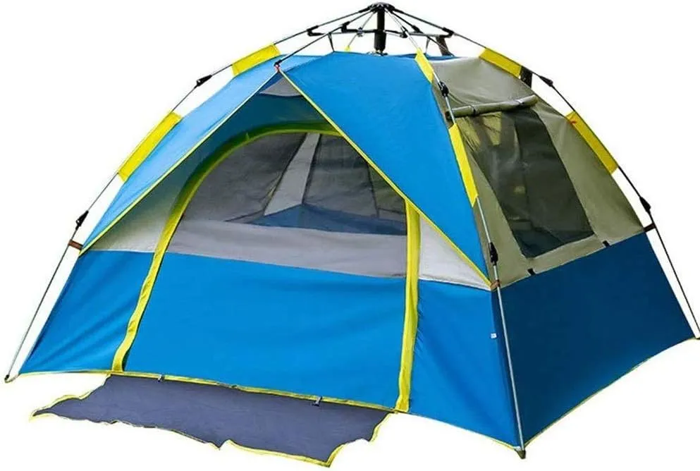 VejiA Instant Pop Up Camping Tents, Outdoor Family Tent Durable Lightweight Waterproof Sun Shade Easy Setup Festival Dome Tent
