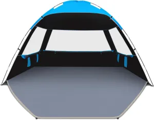 Venustas Beach Tent Sun Shelter for 3-10 Person, UPF 50  UV Protection Canopy, Lightweight and Easy Setup Cabana, Portable Beach Shade