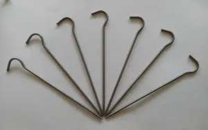 Vesuv Ultralight Titanium Tent Pegs 6pk
