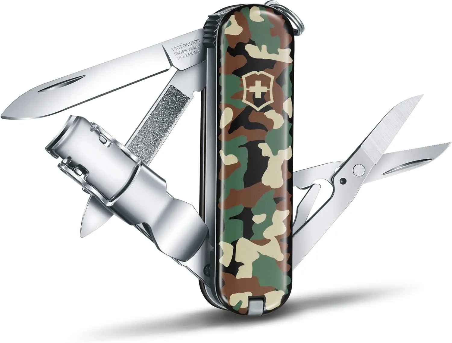Victorinox 0.6463.94 Nail Clip 580 Camo 66mm The Ideal Multi-Tool for Your Nail Care On The Go in Camo 2.6 inches