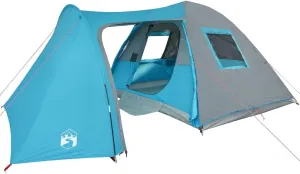 vidaXL Family Tent Dome 6-Person Blue Waterproof