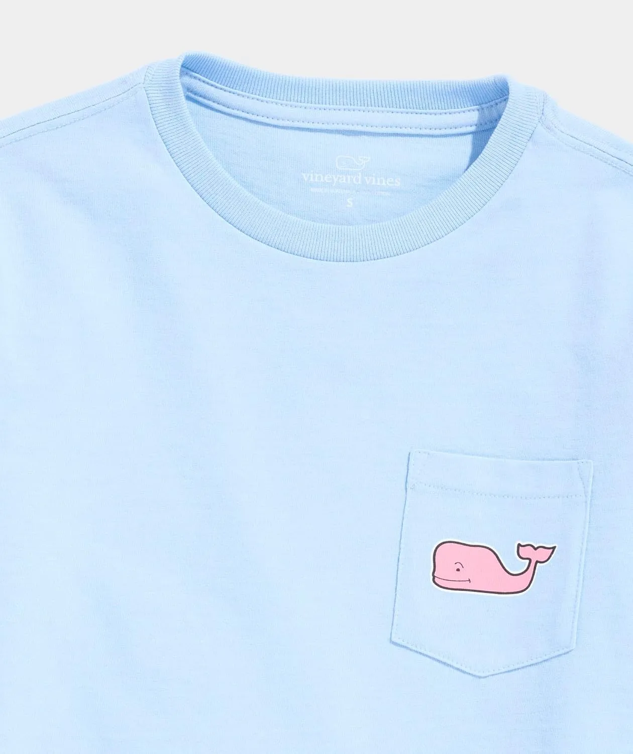vineyard vines Boys' Multi USA Sticker Short-Sleeve Pocket Tee