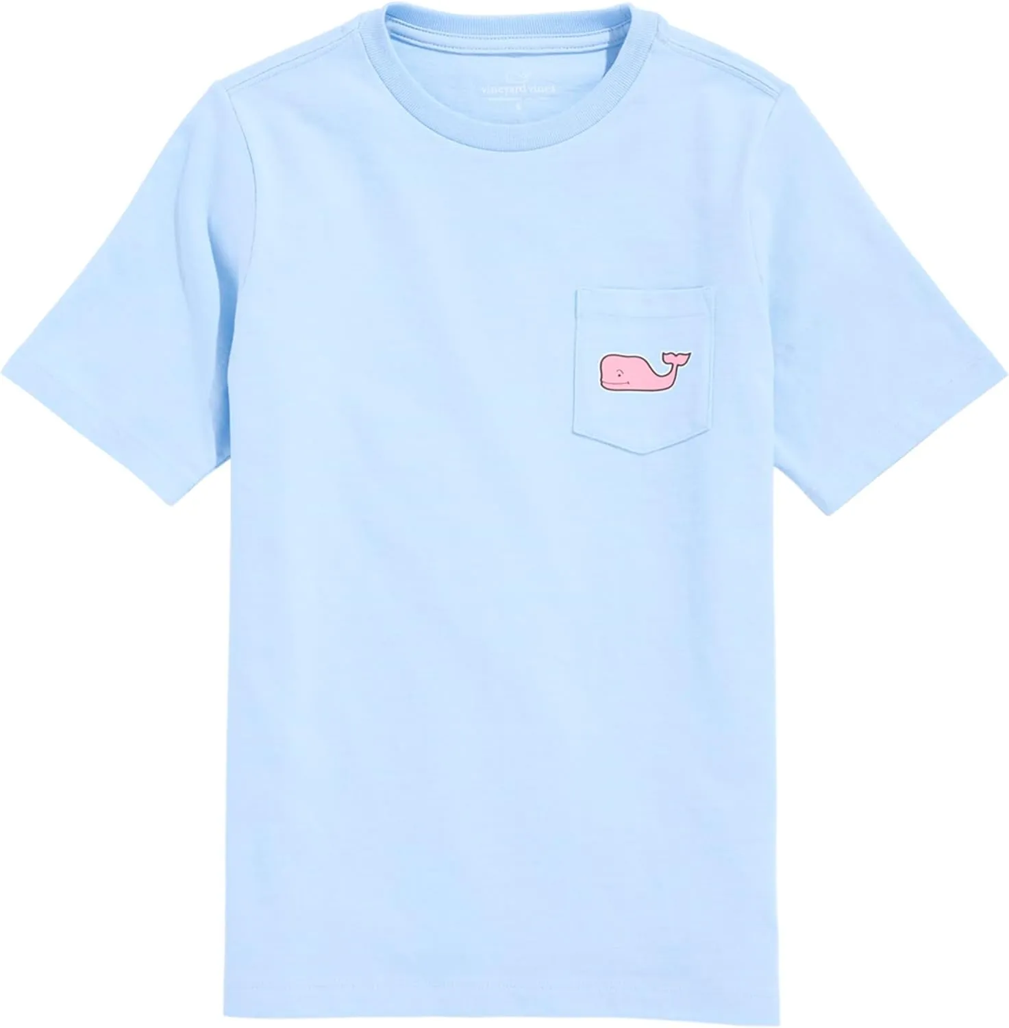 vineyard vines Boys' Multi USA Sticker Short-Sleeve Pocket Tee
