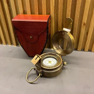 Vintage Compass Military Navigational Marine Brass Devices Pocket Nautical Navigational