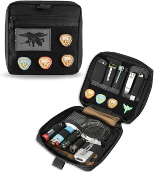VIPERADE Tactical Admin Pouch - Molle Tool Bag, Utility EDC Organizer, Compact 500D Tool Bag With 2 Clips
