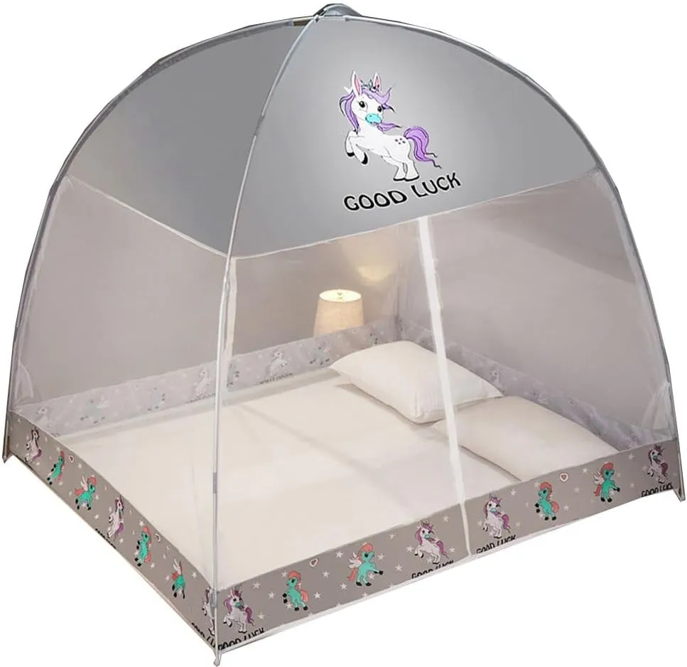 VOIV Mosquito Net Pop Up Ten,Folding Netting Bed Tent,Portable Mosquito Netting with Bottom,Bug Net,Canopy Outdoor,Camping Tent,Insect Screen,Ultralight,Folding Design, (Size : 180x200x155cm)