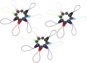 VOSAREA Outdoor Accessories 30pcs Mini Compass Lanyard Hiking Compass for Camping