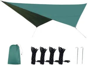 Wakauto Thickened Windproof Awning Oxford Cloth Sunblock Canopy Uv Protection Tent for Camping Picnic Outdoor Sunshade