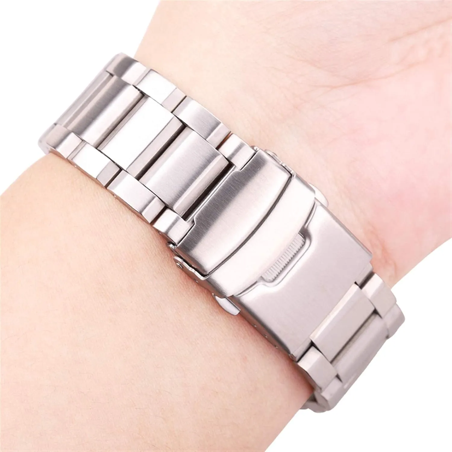 watch band 18mm 20mm 22mm 24mm stainless steel strap blue black gold accessories