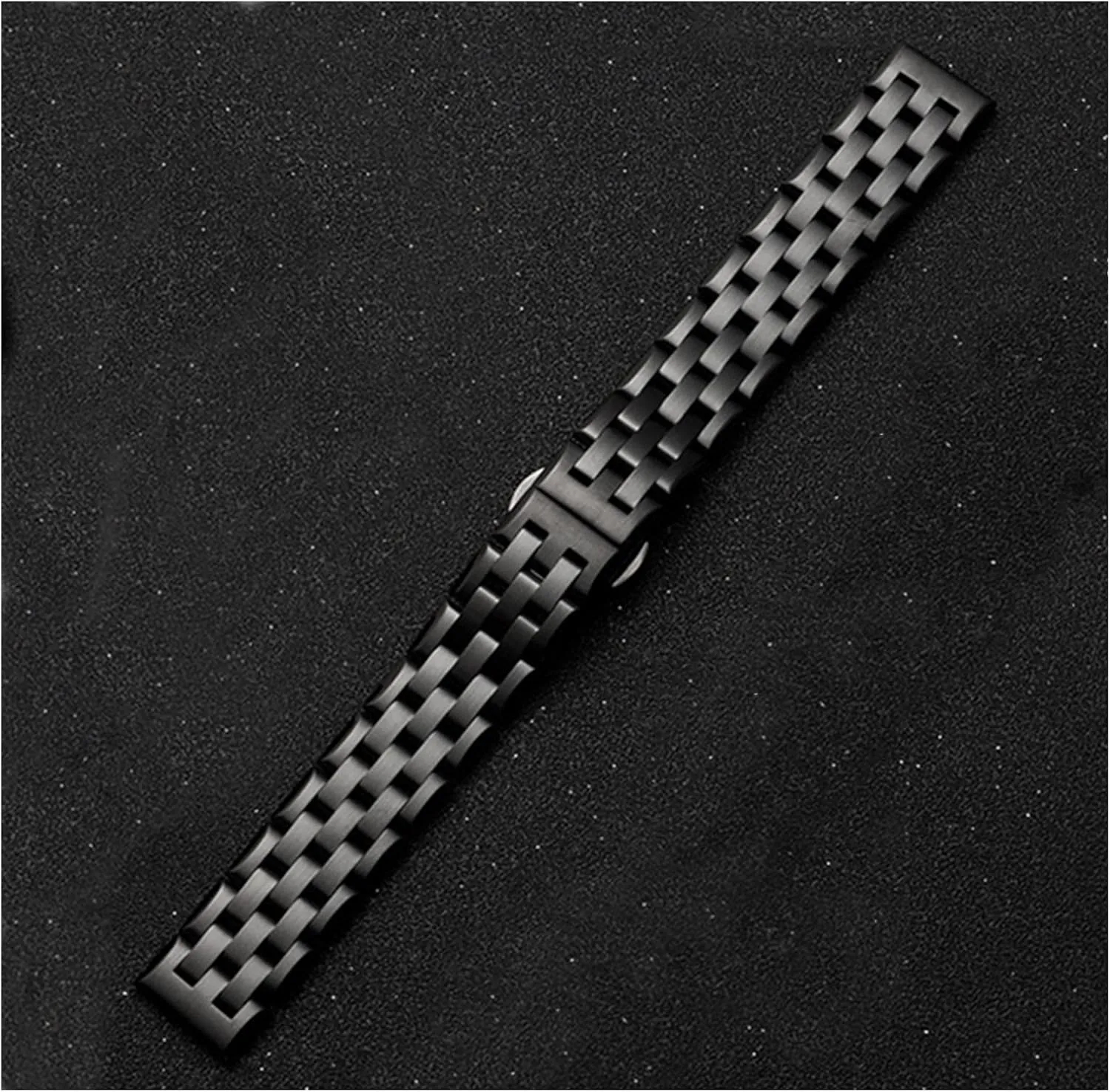 Watch Strap 18MM 20MM 22MM Wide Stainless Steel Strap Flat Interface Butterfly Buckle Strap Watch Accessories