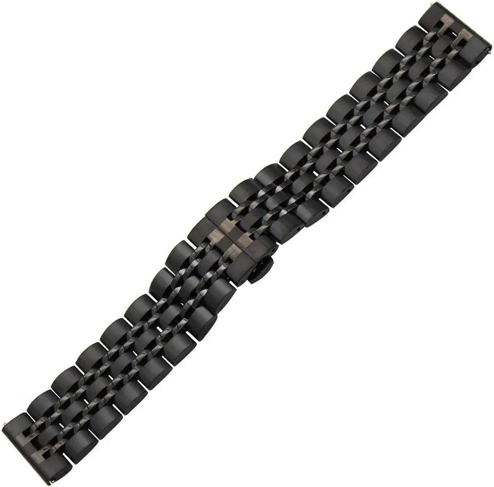watch strap 20mm 22mm stainless steel watch band universal watchband buckle strap quick release wrist belt   spring bar