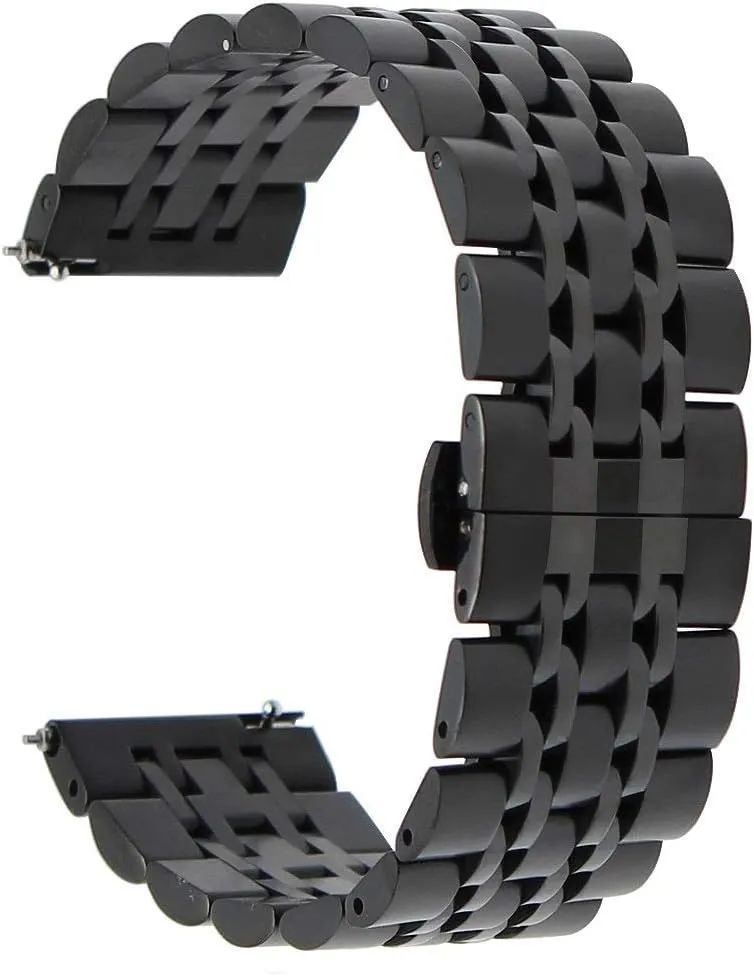 watch strap 20mm 22mm stainless steel watch band universal watchband buckle strap quick release wrist belt   spring bar