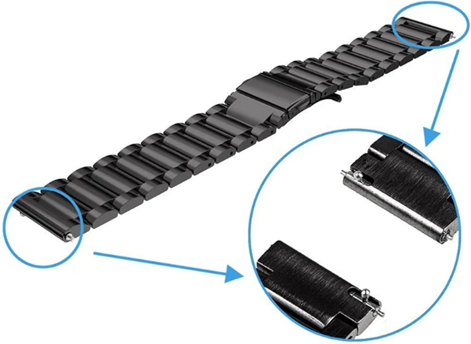 Watch Strap Metal Strap Stainless Steel Bracelet 20mm 22mm Quick Release Bracelet Replacement Watch Accessories