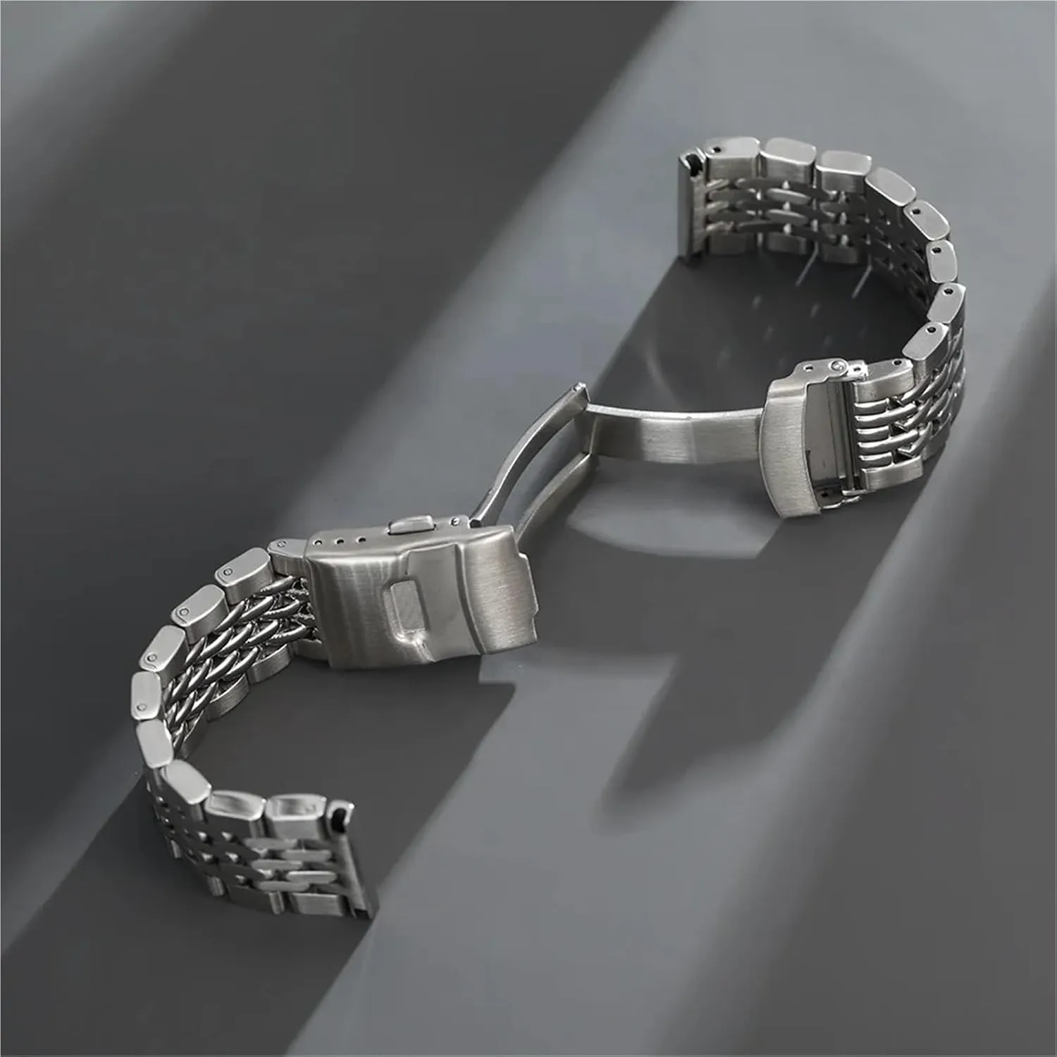Watch Strap Silver Stainless Steel Band 20mm 22mm Metal Replacement Strap Quick Disassembly Universal