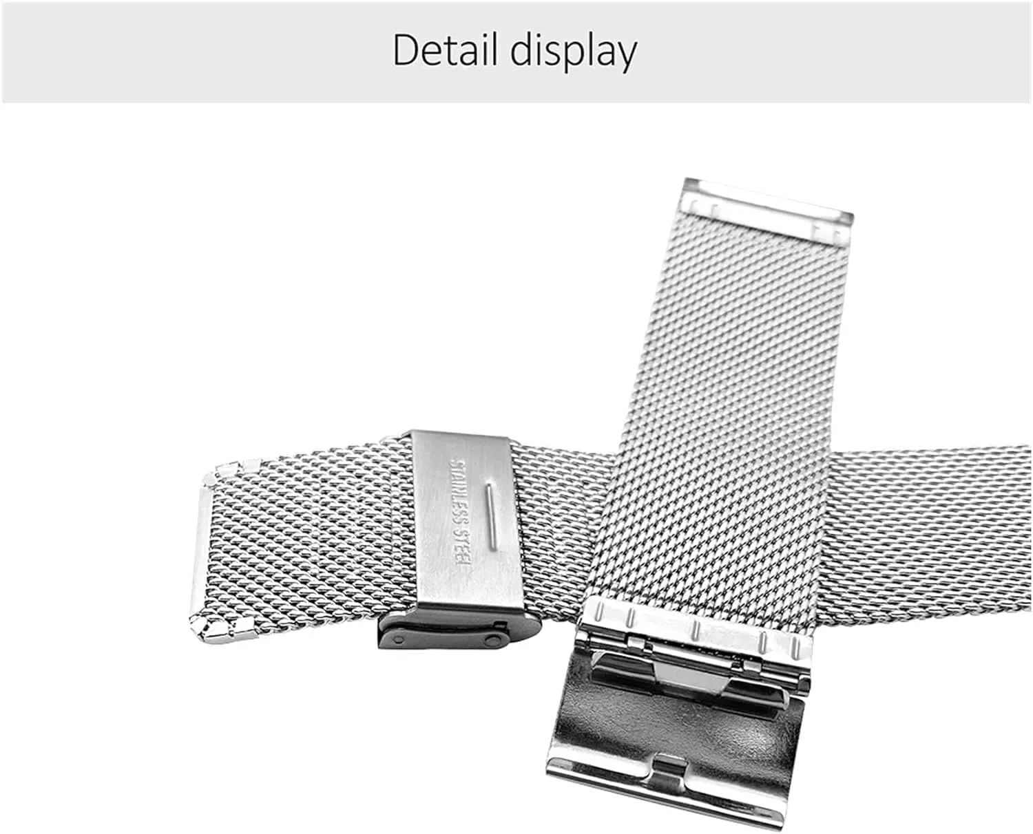 Watchband stainless steel strap bracelet universal 16/18/20/22 mm replacement strap