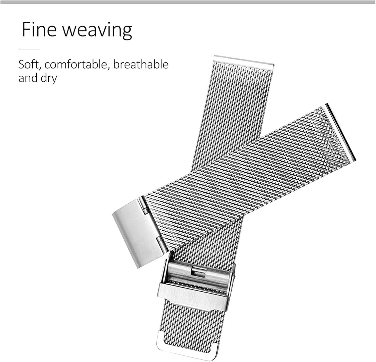 Watchband stainless steel strap bracelet universal 16/18/20/22 mm replacement strap