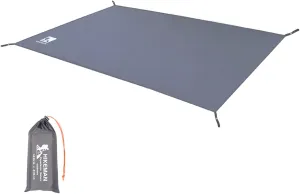 Waterproof Camping Tarp Thicken Picnic Mat Durable Beach Pad Multifunctional Tent Footprint Sun Canopy Ground Sheet for Hiking Traveling Backpacking, Large