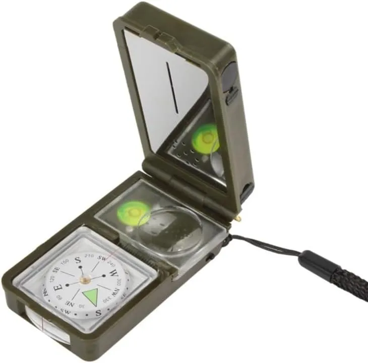Waterproof Compass Outdoor Gadget Sports Goniometer Camping Hiking Mountaineering