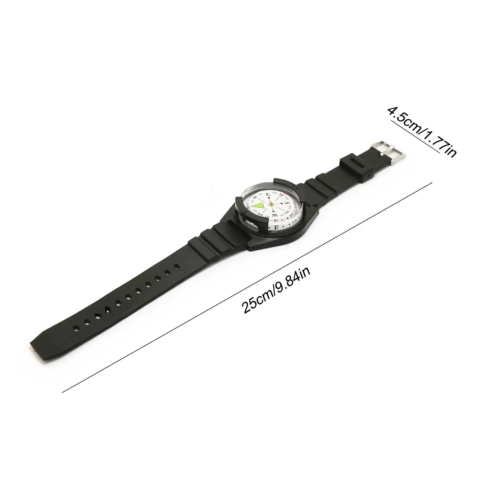 Waterproof Diving Wrist Compass - Compact Survival Gear for Camping, Hiking & Boating