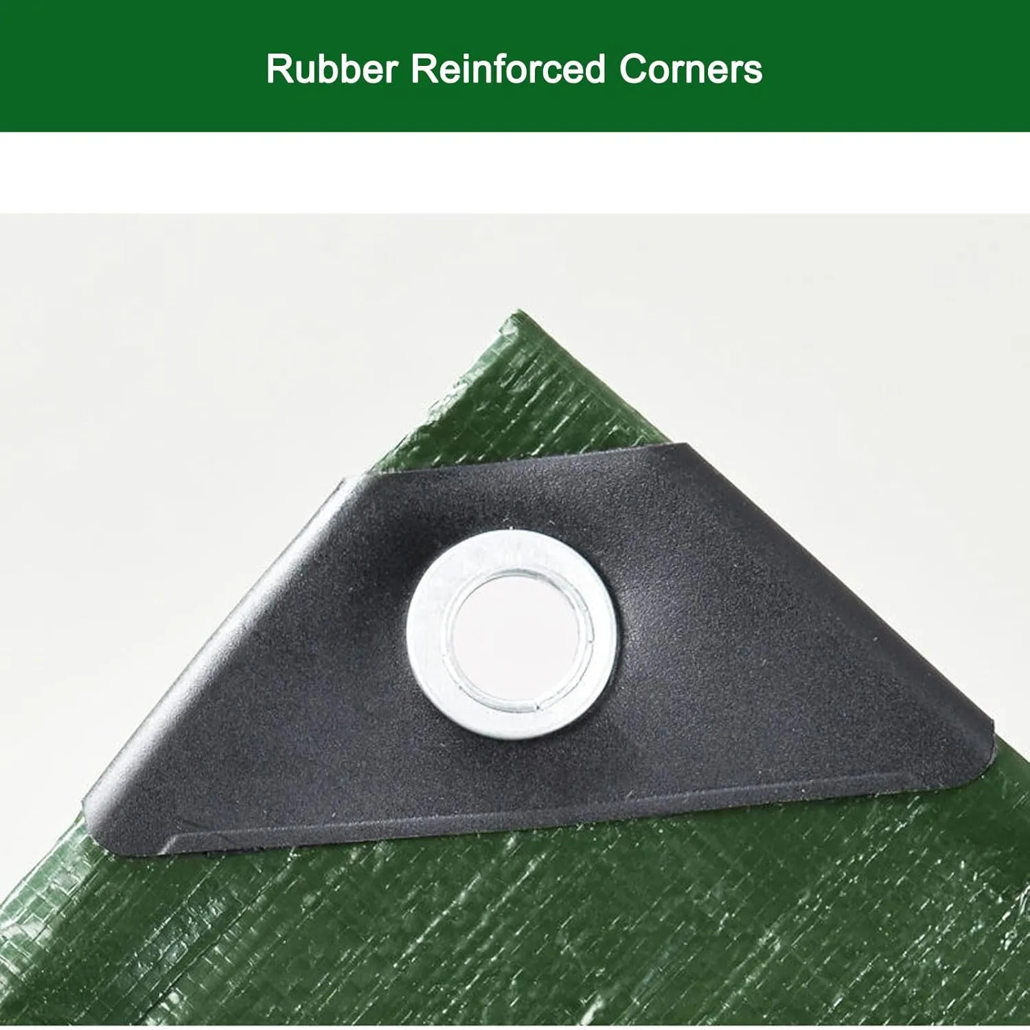 Waterproof Tarp 29.53x36.09ft, Heavy Duty PE Reversible Coated, 0.2mm Thick Tarpaulin with Grommets, UV Resistant, Green/Silver Tarp, for Canopy Tent, Boat, RV or Pool Cover