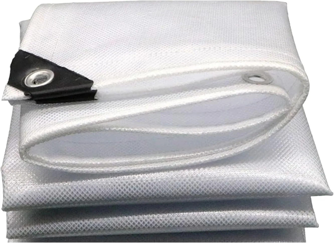 Waterproof Tarp Tarp for Under Tent Camping Tarp for Under Tent Multi Purpose Protective Cover Durable Waterproof Weather Proof Rip and Tear Resistant 6.56ft x 9.84ft White