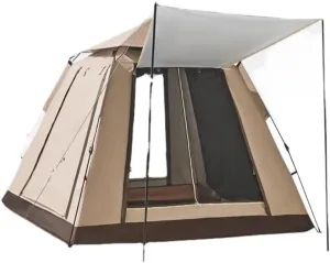 Weatherproof Tents Outdoor Camping Portable Tent Picnic Park Fully Automatic Double-Layer Tent Windproof and Rainproof Tent Camping and Hiking Tents