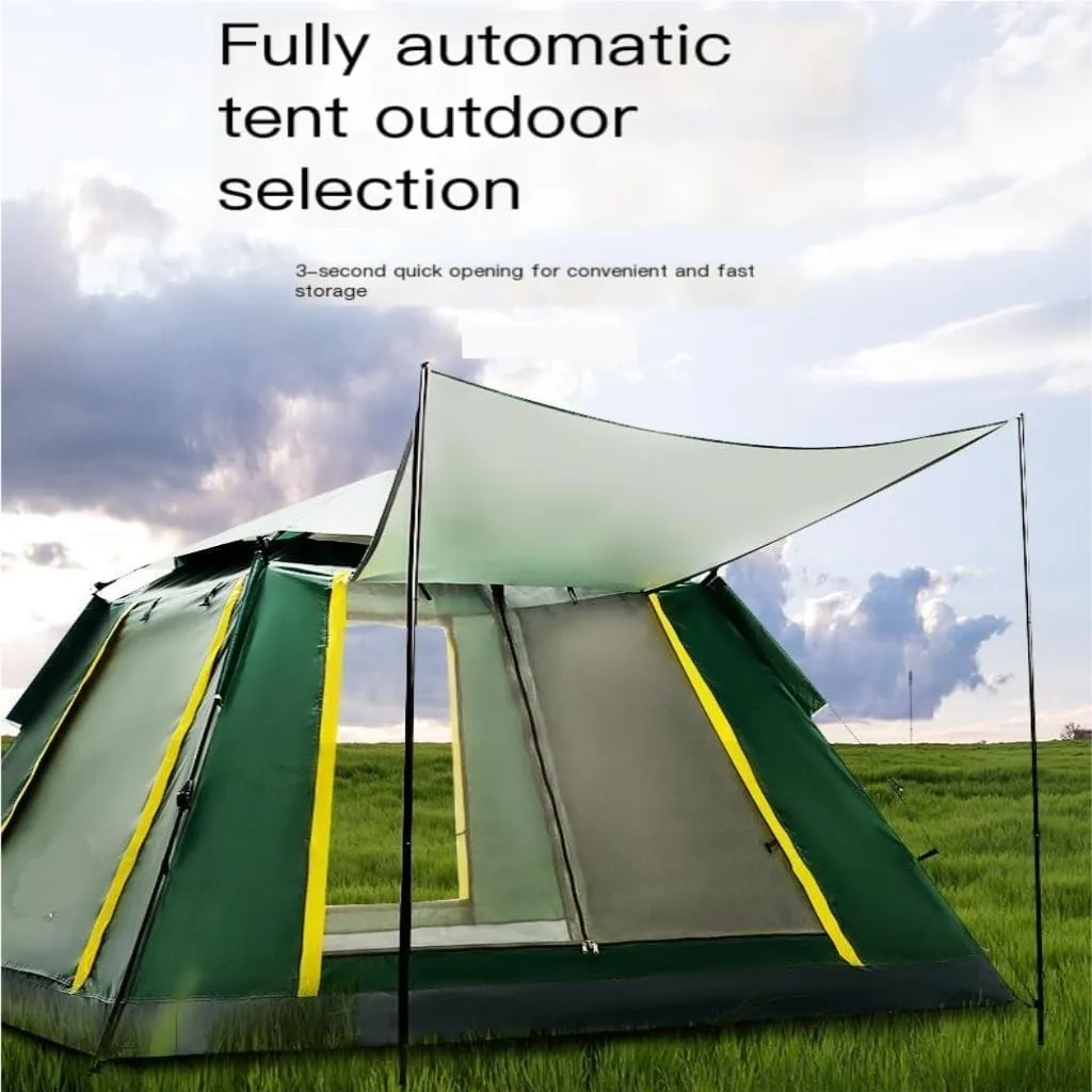 Weatherproof Tents Outdoor Camping Portable Tent Picnic Park Fully Automatic Double-Layer Tent Windproof and Rainproof Tent Camping and Hiking Tents