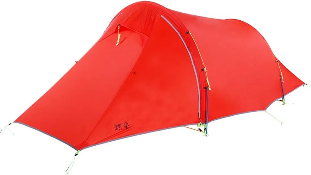 Windchaser 2person 3-4 Season 20D Silicon Nylon Outdoor Mountaineering Tunnel Tent Camping Hikking Ultralight Tent