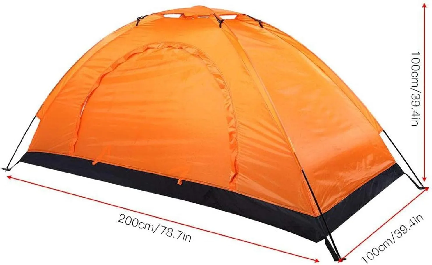 Windproof, High-end design Person Hiking & Budget-friendly Waterproof for Tent, Camping Suitable Lightweight, Single