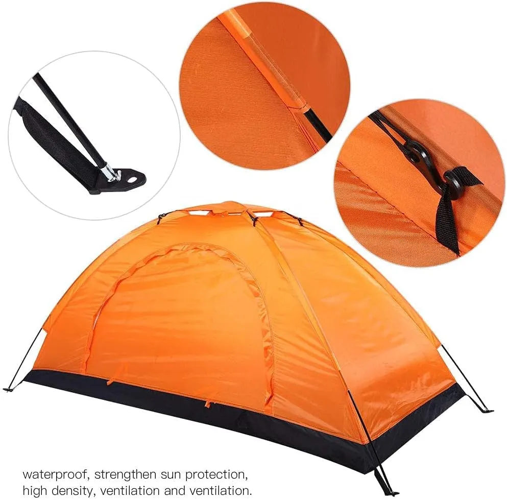 Windproof, High-end design Person Hiking & Budget-friendly Waterproof for Tent, Camping Suitable Lightweight, Single