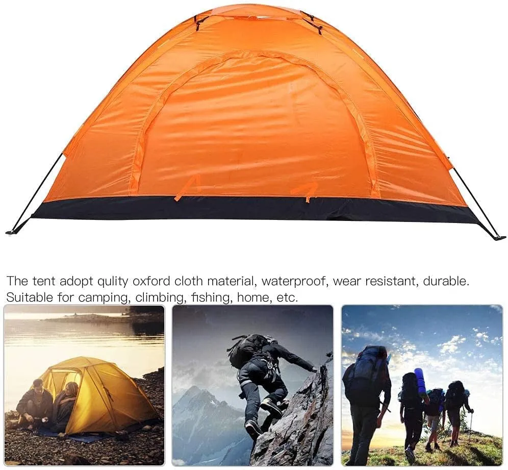Windproof, High-end design Person Hiking & Budget-friendly Waterproof for Tent, Camping Suitable Lightweight, Single
