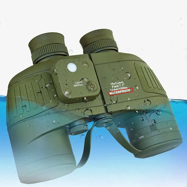 WL-P03M Waterproof Binoculars10×50 Binoculars with compass, distance measurement, nitrogen-filled waterproof