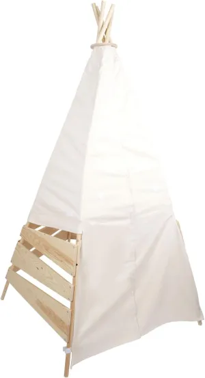 Wooden and Fabric Tent, Spacious Garden Tent, Ages 2 and Up, 12405
