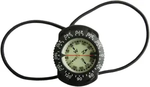 Wrist Compass Dive Compass Surfing Luminous Underwater 50m Wrist Compass Night Vision Waterproof Navigation Compass with Bungee Gray