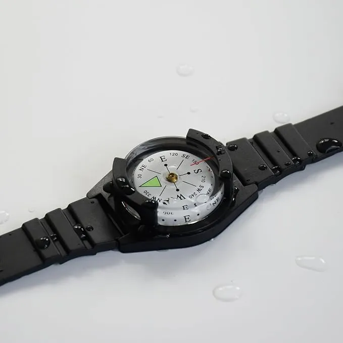 Wrist Compass - Waterproof Pocket Compass for Hiking, Camping, Outdoor