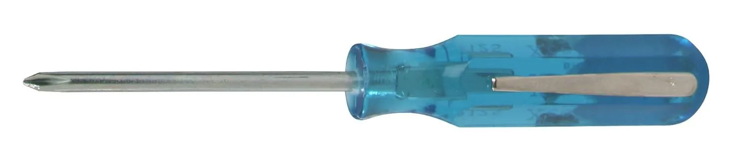Xcelite P12S Phillips Pocket-Clip Screwdriver For Recessed Head Screws, #0 Head, 2" Blade Length