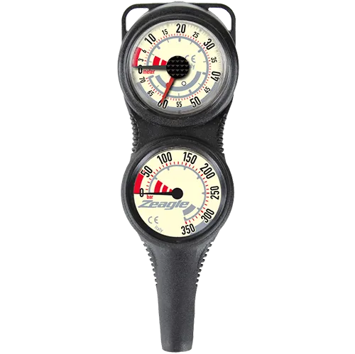 Zeagle Combo 2 Gauge Slim-Line w/Miflex Hose (Metric)